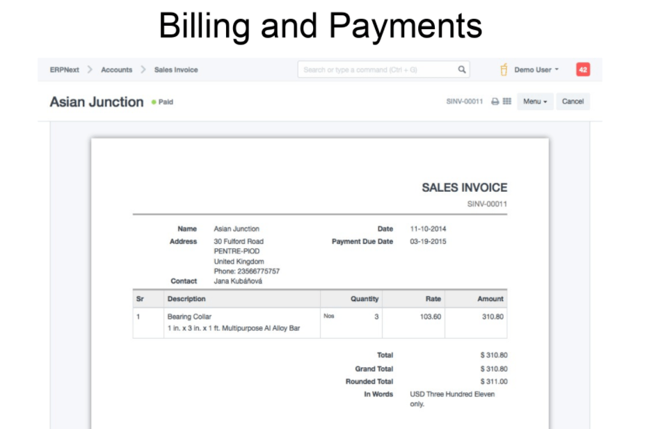 Sale Invoice