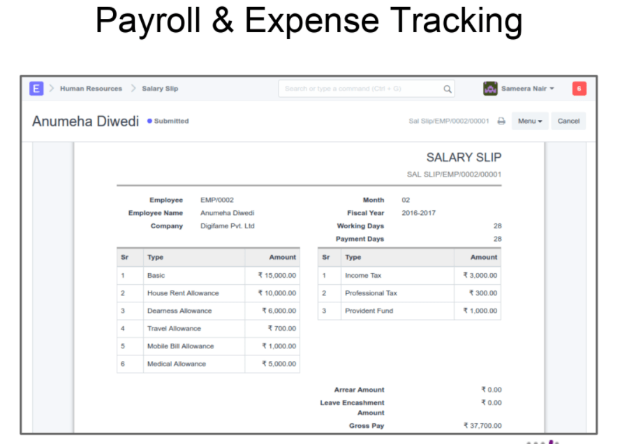 Salary slip