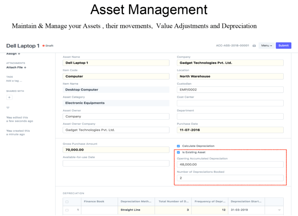 Asset management