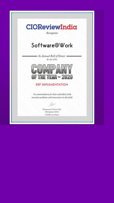 Software at work certificate
