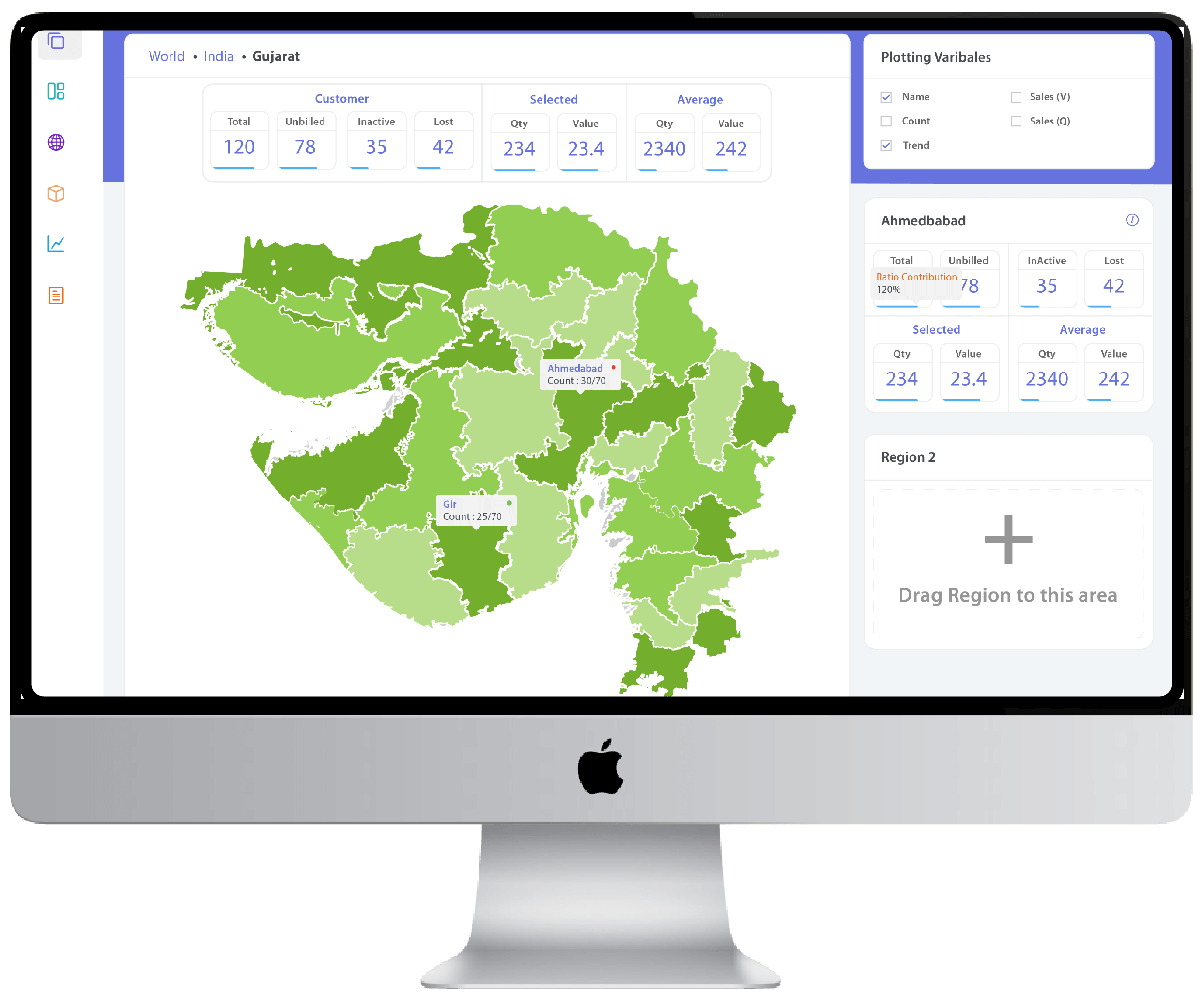 Map View with Mac Compress